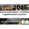 Lyon 2025 : Divers publicitaires : Insertion supplémentaire sacoche