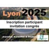 Lyon 2025 : Inscription participant invitation Journées Annuelles