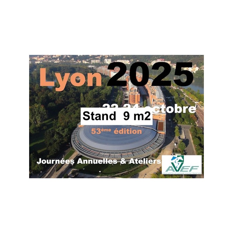 Lyon 2025 : Stand 9 m2 Lyon 2025 : Stand 9 m2