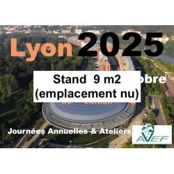 Lyon 2025 : Stand  9 m2 (emplacement nu)
