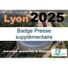 Lyon 2025 : Badge Presse